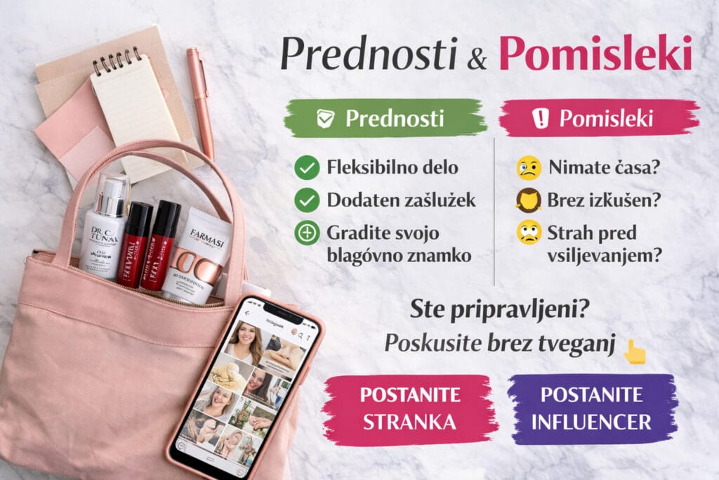 Ventajas y consideraciones sobre la venta de productos Farmasi a través de las redes sociales y la posibilidad de registrarse como cliente o influencer.